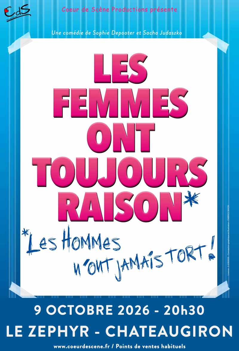 Les femmes ont toujours raison, les hommes n&rsquo;ont jamais tort